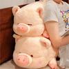 Cute Pink Pig Plush Toy Pillow For Girls And Children Short Plush And Pp Cotton Filling 40x22x20cm