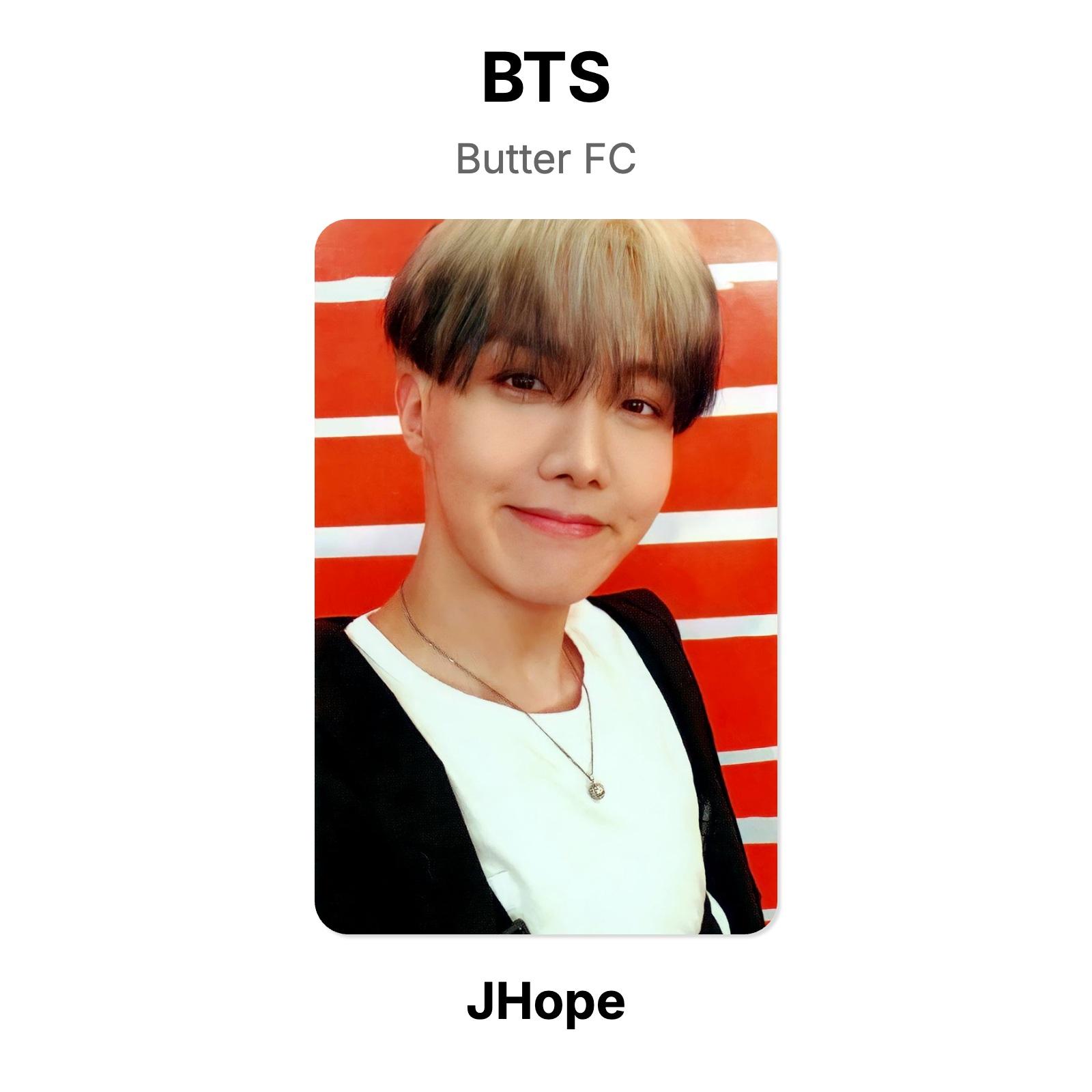 BTS Butter FC Official Photocard J-Hope