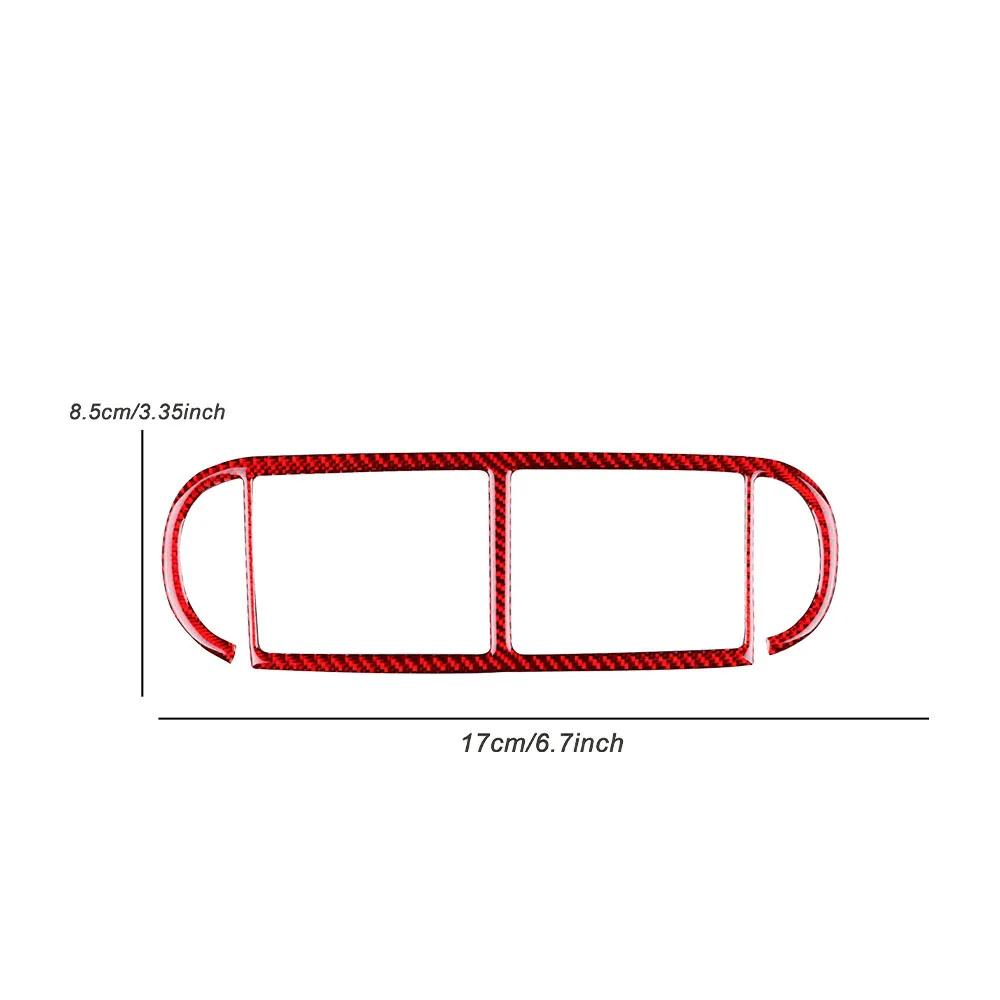 Per Porsche Cayenne 2003 2004 2005 2006 2007 2008 2009 2010 Vera Fibra di Carbonio Morbida LHD RHD Adesivo Bocchetta Aria Centrale Accessori