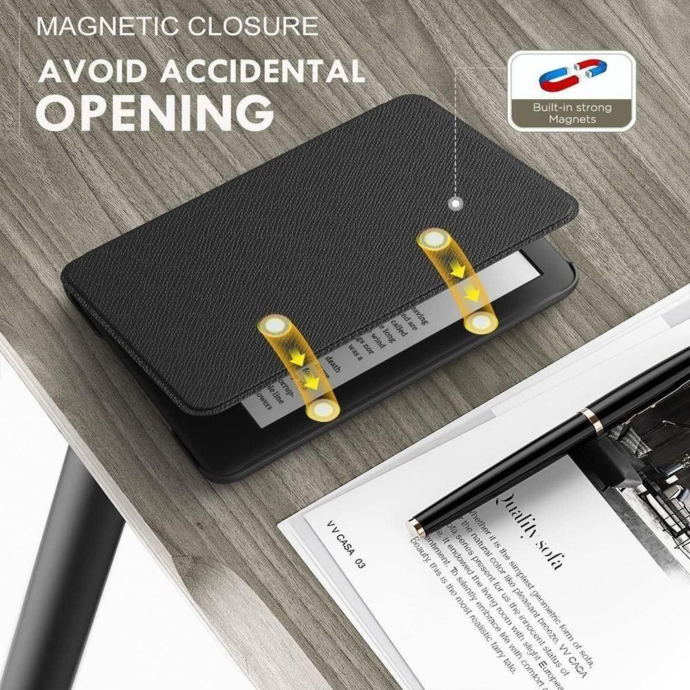 PU Leder Folio Hülle Kratzfest C2V2L3 Folio Cover für Kindle 2024 6" (12. Generation)