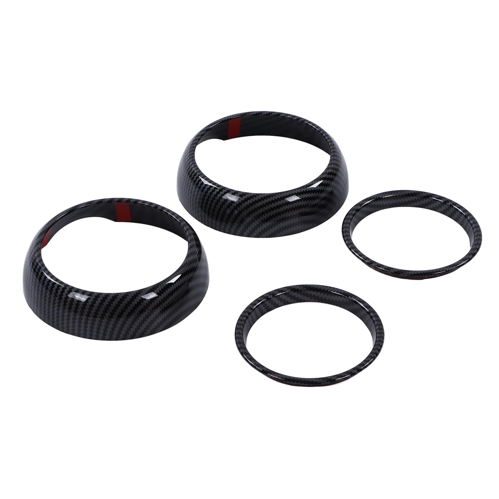 

4pcs Carbon Fiber Style Air Vent Cover Trims Replacement F55 F56 F57 Hatchback 2014‑2021