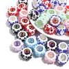 5Pcs Acrylic Round Beads Color Hand-painted Star Craft Loose Bead For Jewelry Material DIY Bracelet Phone Chain Beaded Supplies