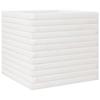 VidaXL Jardinière blanc 50x50x45,5 cm bois de pin massif, jardinière d'extérieur, bac à fleurs, boîte à plantes, jardinière 847244
