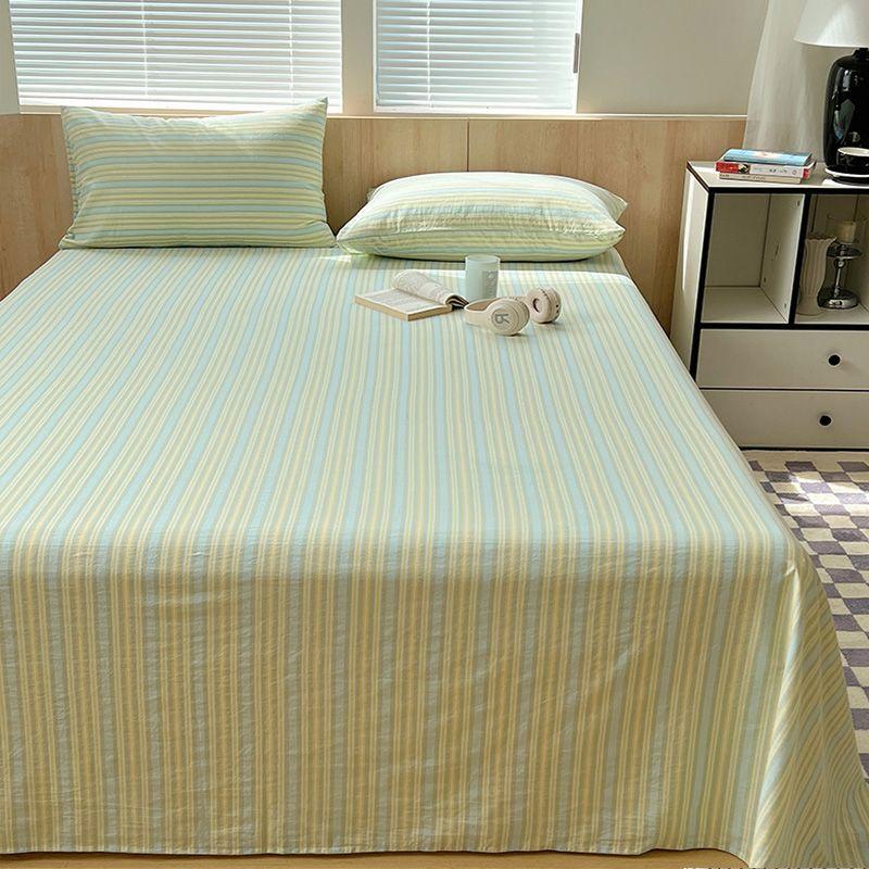

Minimalist Bed Sheet For 1.5m Bed, Single Double Household & Student Dormitory Use 120*230