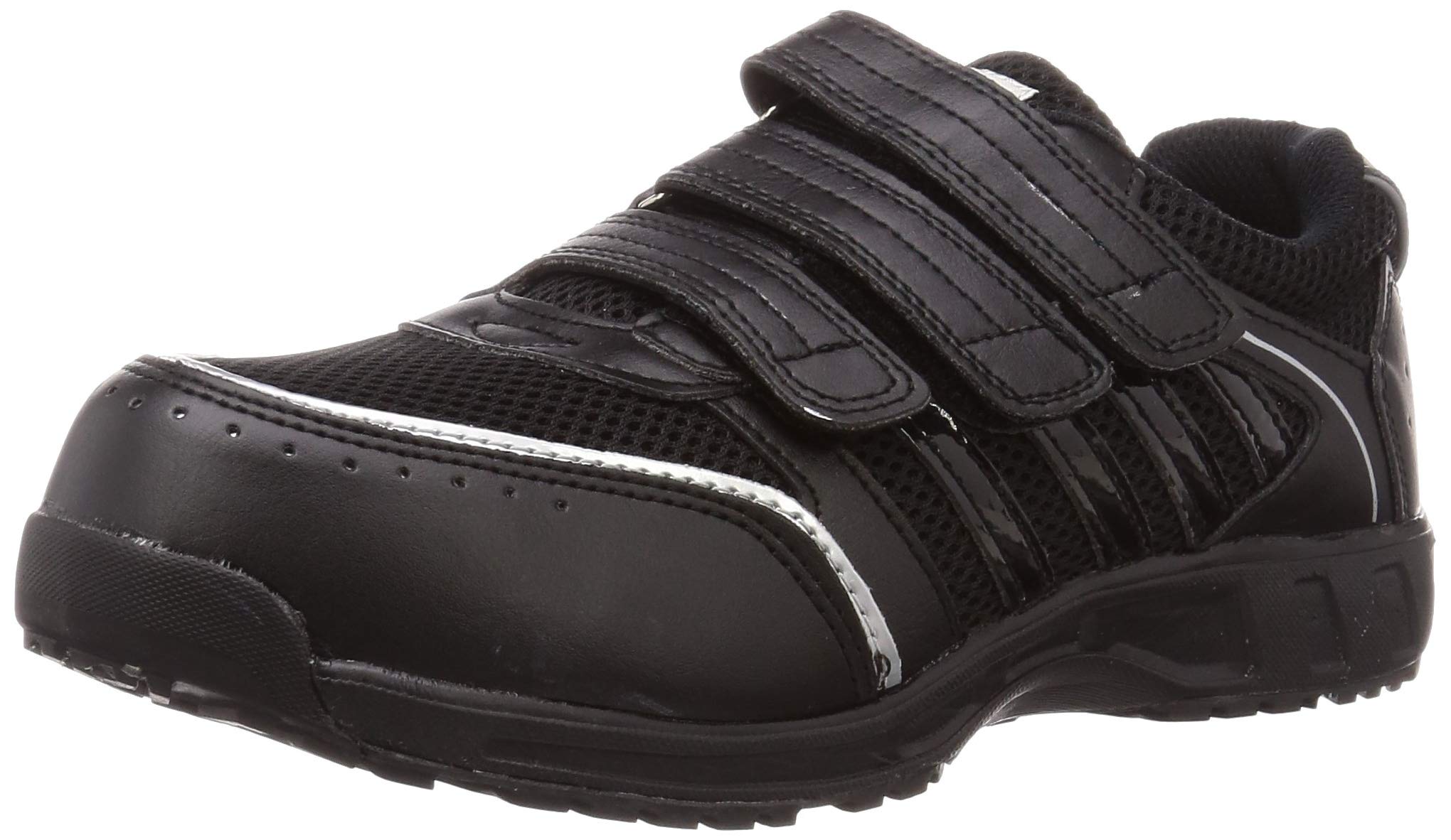 

Co-cos Nobuoka Men s Ziproa Safety Work Shoes, Black, Size 26cm, with Toe Cap, Velcro, Multi-functional Design, Slip Resistant, and Lightweight