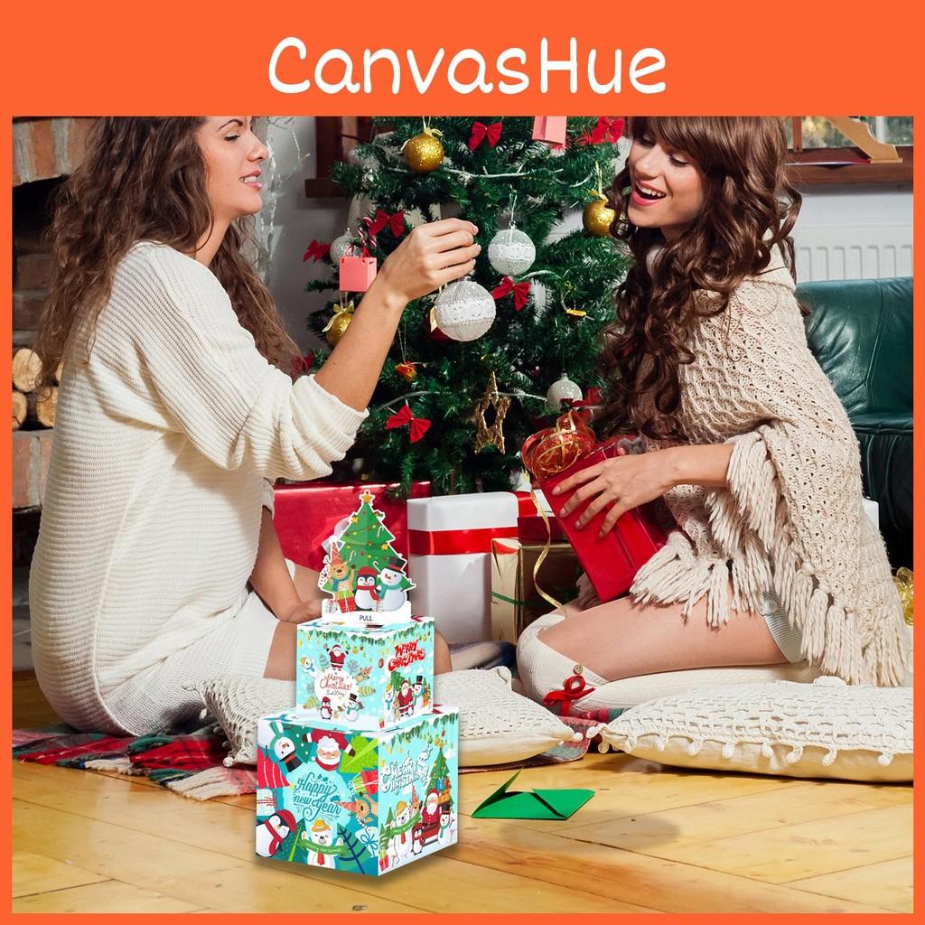 Dual Blue Layer Christmas Money Envelope Cardboard Construction Festive Gifts