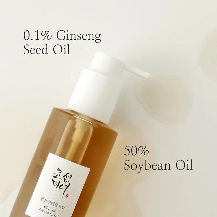 Démaquillant - Beauty of Joseon - Huile Démaquillante Ginseng - 210 ml - Waterproof - Tous types de peau