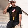 E Cream Ocolate Bar Grhs Vintage Unisexs Summer Tshirt Casual Tshirts Oneck Shortsved Tee T Shirts Streetwear 2026 New Model Sh