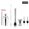 Cocktail-Shaker-Set aus Edelstahl