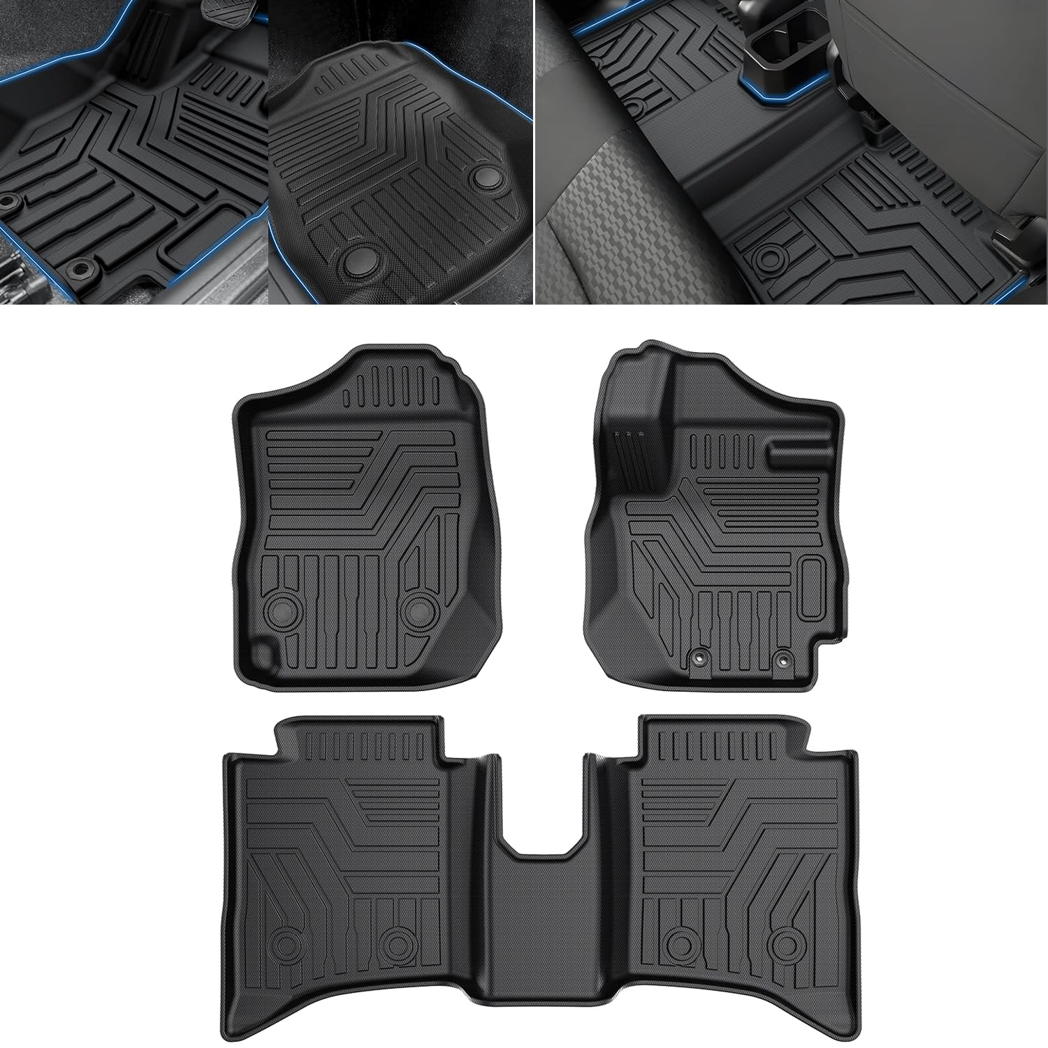 

Автоковрики Virauto 3D для Suzuki New Jimny Nomad JC74W Автоматическая коробка передач 2025 1-й 2-й Царапина Пятно Истирание Легкий Легкий Индивидуальный Комплект из 3 (апреля