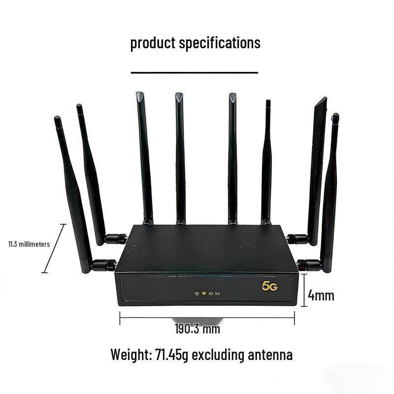Industrial-Grade AX3000 5G CPE WiFi 6 Router, Dual-Band 2.4GHz/5GHz, with Gigabit Ethernet Port, MT7981B Chipset