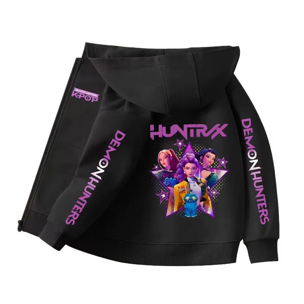 Children's Trendy Demon Hunter Hoodie – Loose Fit Sweatshirt