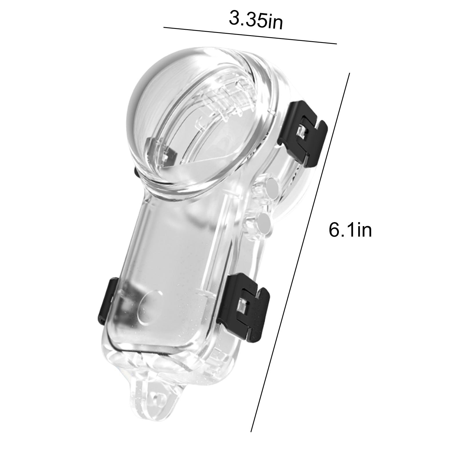 For Invisible Dive Case Waterproof Case Protective Underwater Diving Housing Shell Case for Insta360 X4 Air Camera Accessories