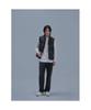 SHIFT.G Ordinary Onetuck Slacks Ash