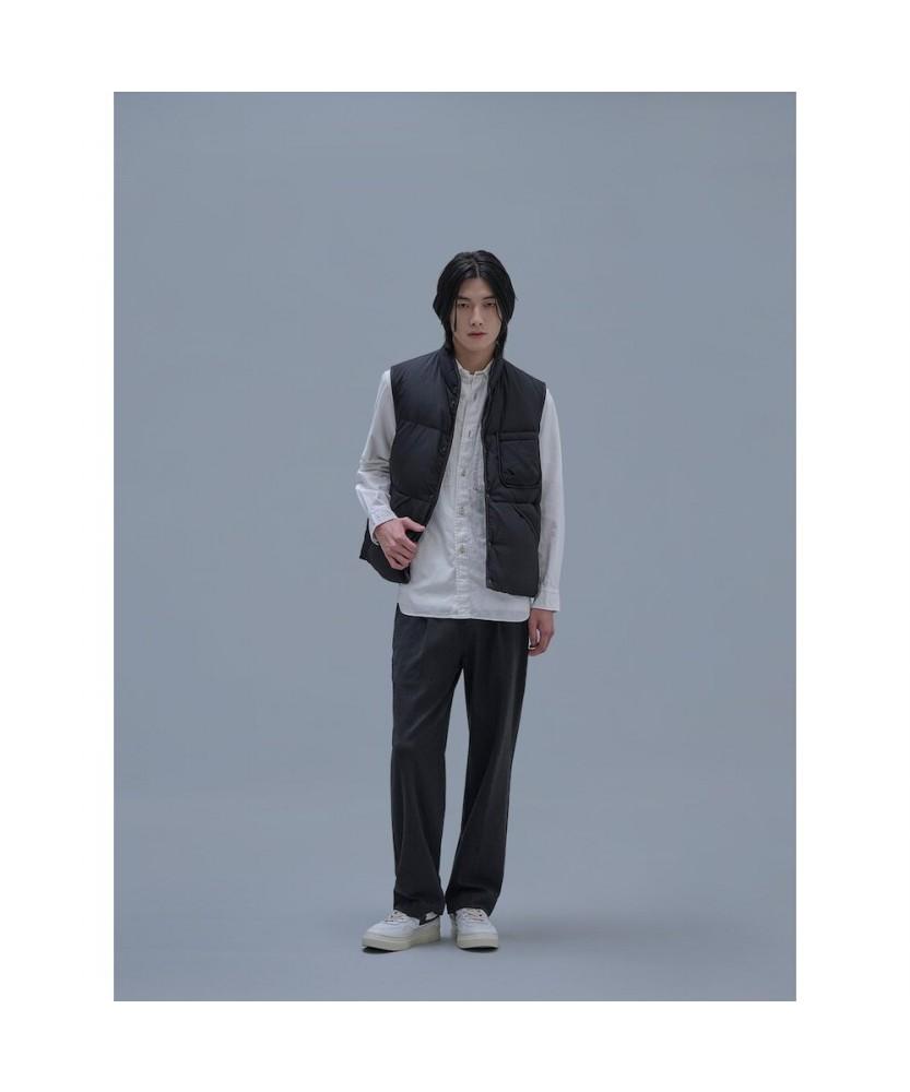 SHIFT.G Ordinary Onetuck Slacks Ash