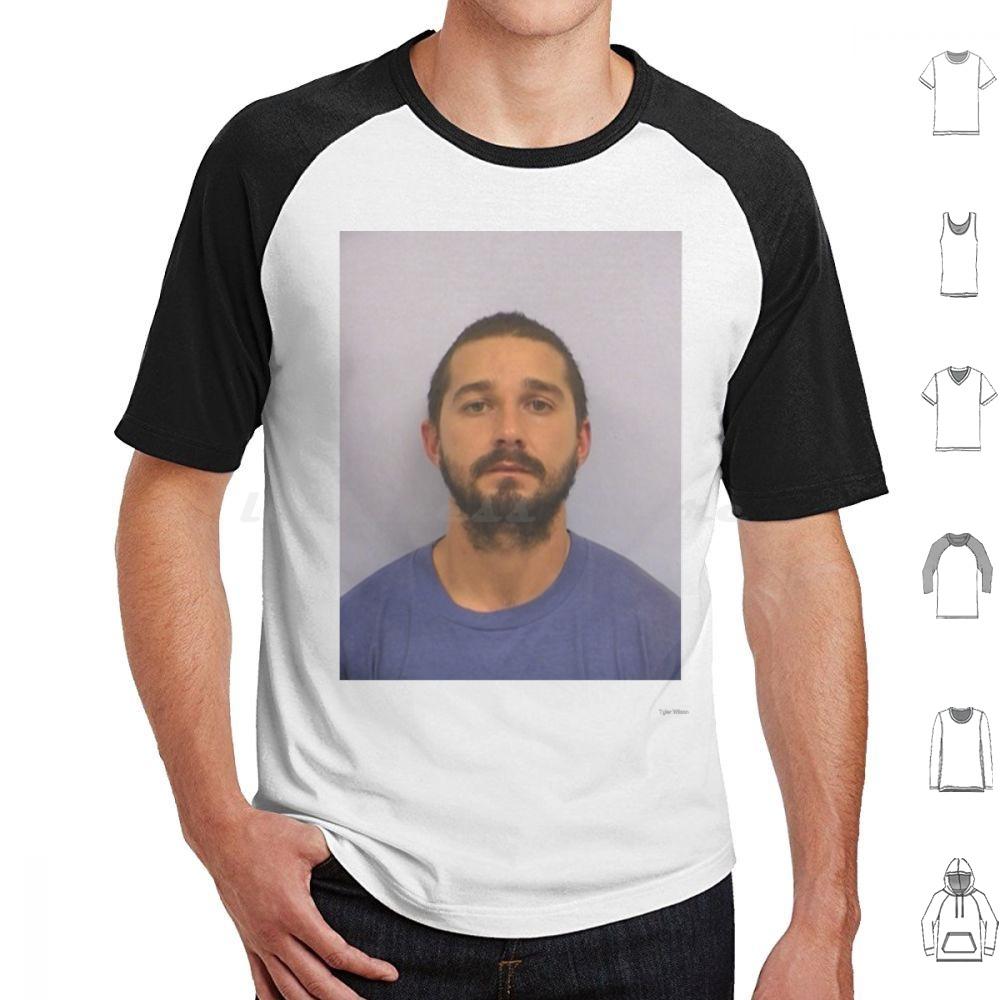 Shia Labeouf Mugshot T Shirt Cotton Men Women DIY Print Shia Labeouf Mugshot Shia Labeouf Shia Labeouf Mugshot Jail Do It All