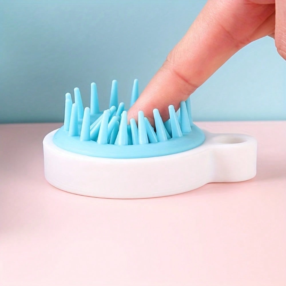 1 Piece Scalp Cleaning Massage Hair Comb, Soft Tooth Hair Brush, Hair Washing Tool For Home Scalp Care