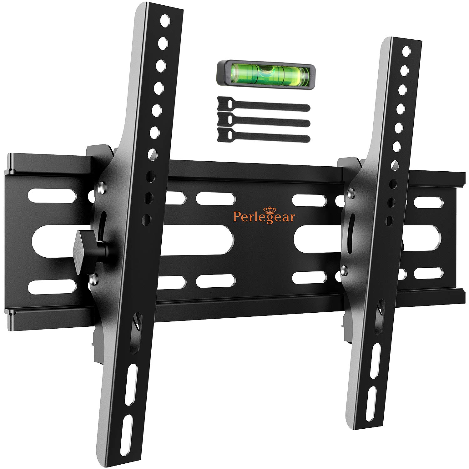 

Perlegear TV Bracket Compatible with Adjustable vertical Load capacity up to 45kg Monitor wall Compatible with Easy to install Wall-Mounted 13-42