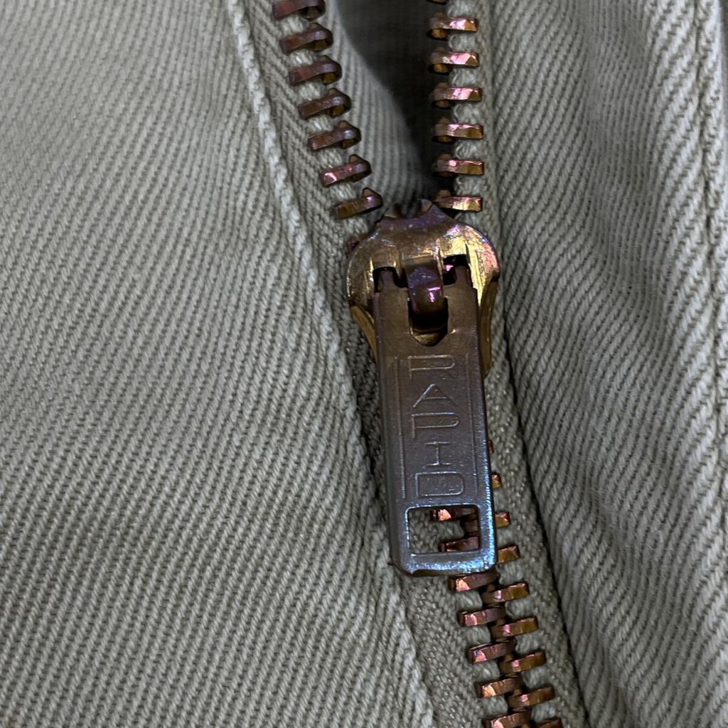 U.S.ARMY 60's Beige M-45 Chino Pants with RAPID Double Claw Zipper and 4 Pockets Bottoms Not Written beigeUsed