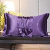 Solid Color Mulberry Silk Pillowcase - Adult Silky Ice Silk Cover