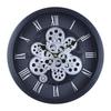 Gear Clock in Antique Style Living Room Wall Decoration Study Retro Nostalgic High-end Creative Three-dimensional Round Wall Clock