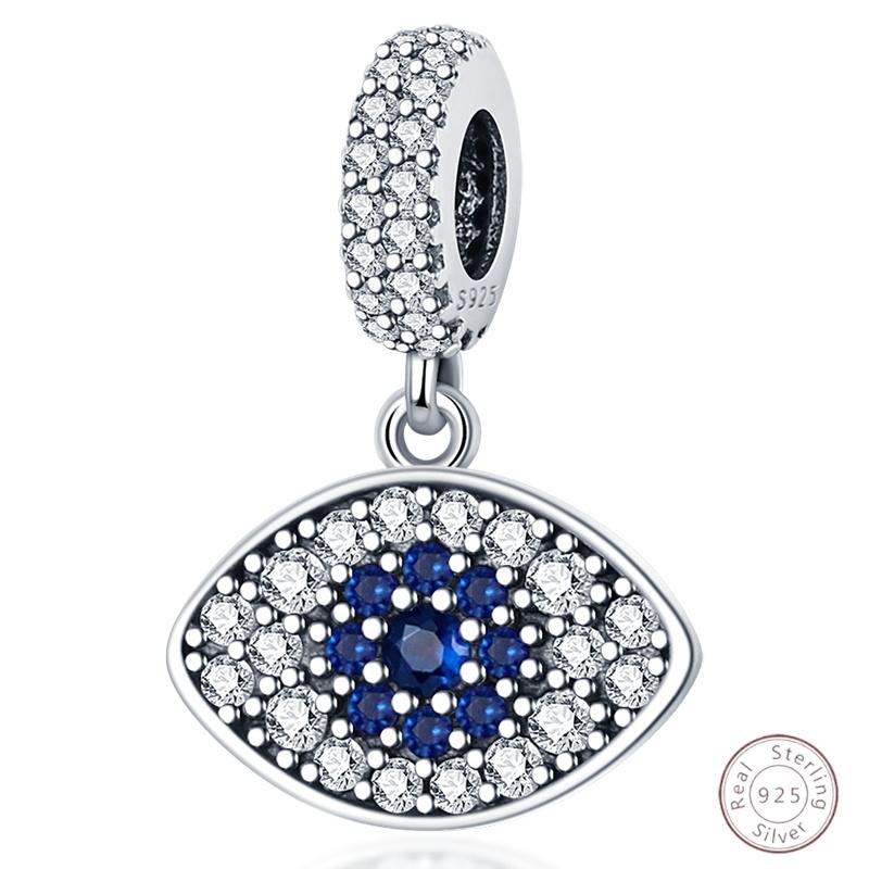 

100% Copper Evil Eye Shiny Zirconia Beads 3Mm Diy Holiday Exquisite Jewelry Gift Making