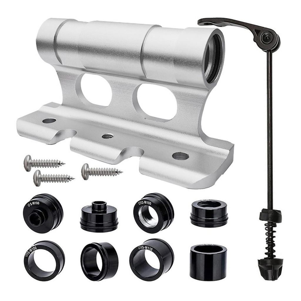 Quick Release Bicycles Front Fork Bracket Car Roof Rack Mount Aluminum Alloy Bike Block Fork Mount with Adapters