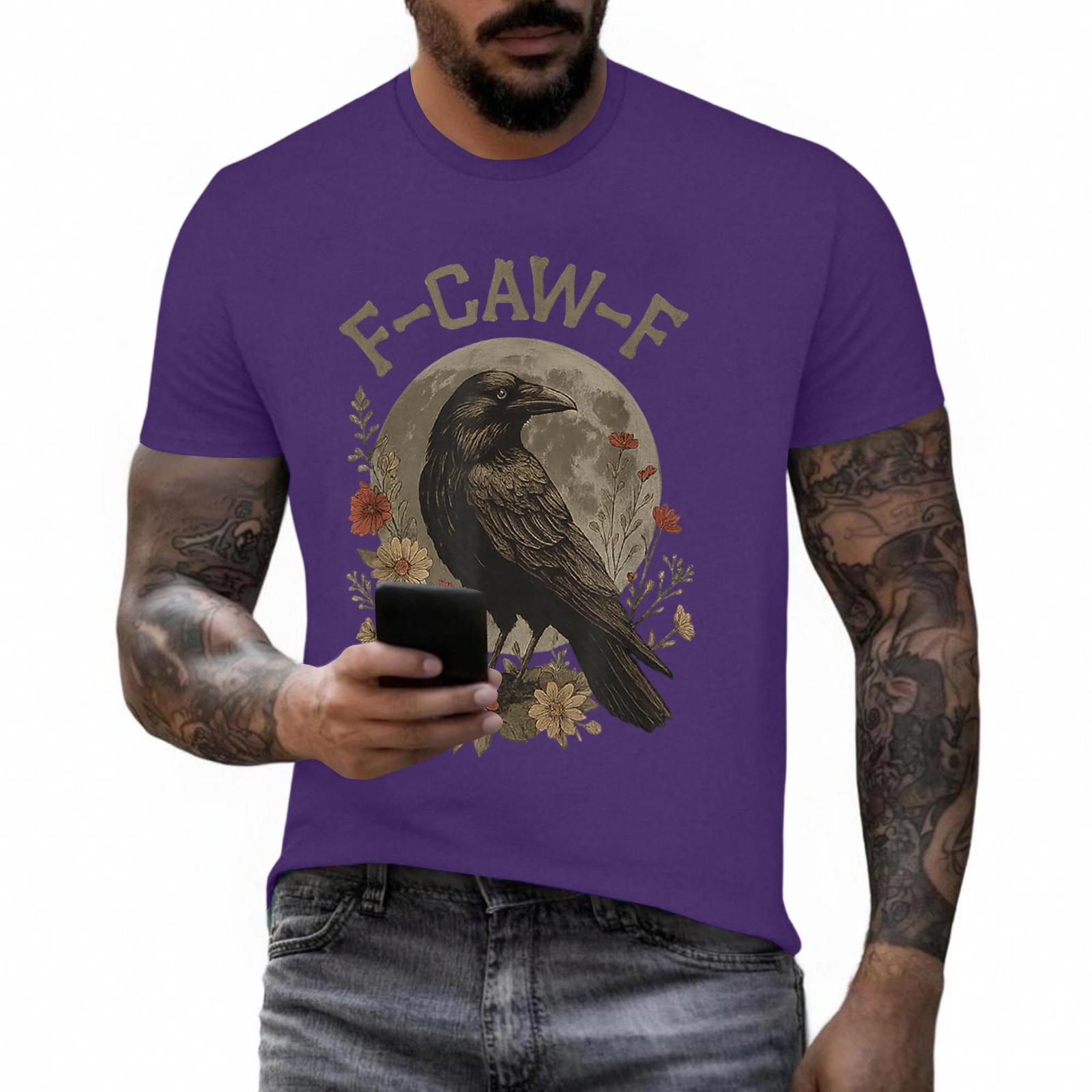 

Смешная футболка с петухом, кукарекающим F-Caw-F, и каламбуром XXXL фиолетовый