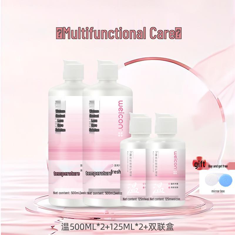 ვეიკანგ ჩენსი ფერადი კონტაქტური ლინზების ხსნარი ქალებისთვის - მიოპიის მოვლა, ხელმისაწვდომია დიდ და პატარა ბოთლებში