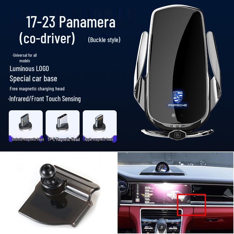 Magnetyczny Bezprzewodowy Szybki Uchwyt na Telefon do 718/Panamera/Cayenne/911