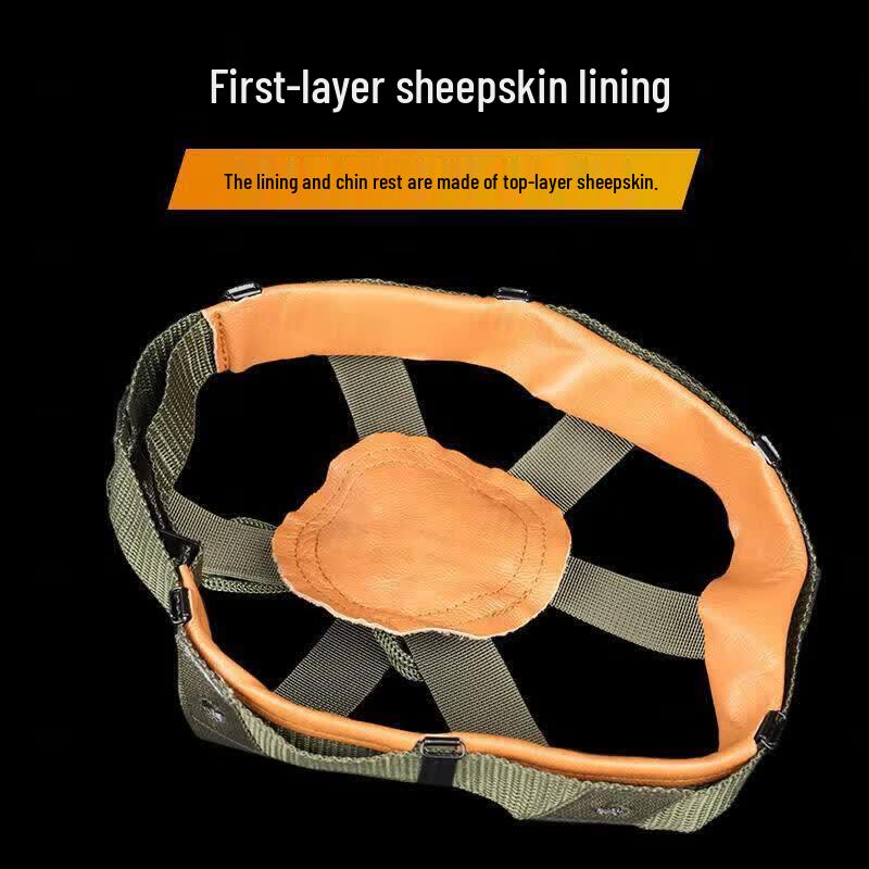 Casco de Entrenamiento Militar K-1 con Revestimiento y Velcro