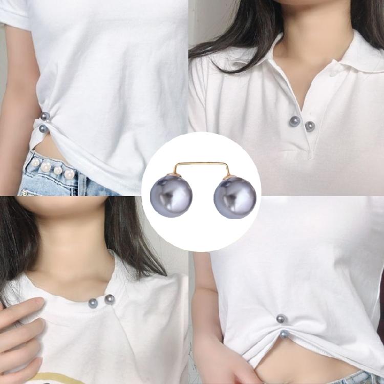 8Pcs Artificial Pearls Clothing Pin Jeans Waist Tighteners Pin Dress Safety Pin Cardigan Safetp Pin Shawl Sweater Clip