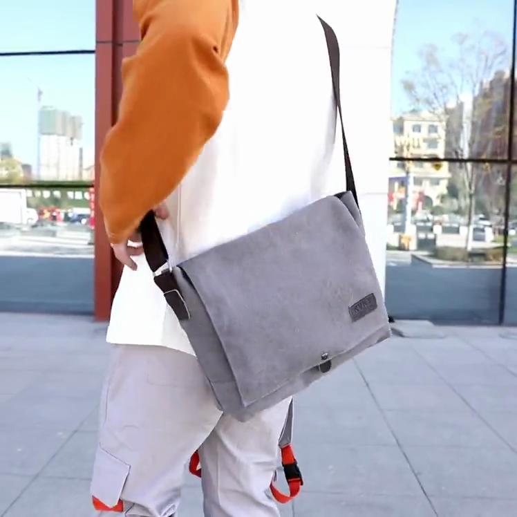 Markowa męska torba na ramię Wysokiej jakości męska torba listonoszka Mężczyzna płócienna podróżna CrossBody Satchels Biznesowe torebki