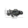 1Pc Hair Claws Hair Clips Plastic Fashion Duckbill Clip Women Rhinestone Hairgrip Hairpin