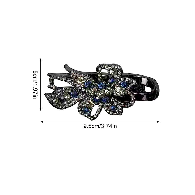 1Pc Hair Claws Hair Clips Plastic Fashion Duckbill Clip Women Rhinestone Hairgrip Hairpin
