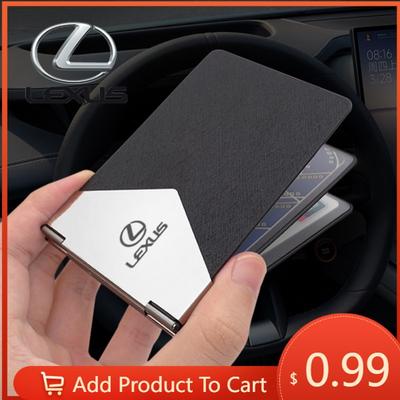 Interior Stickers Car Styling Driver License Cover Wallet Credit Card Bag For ES300 RX330 RX300 GS300 IS250 IS200 CT200h I