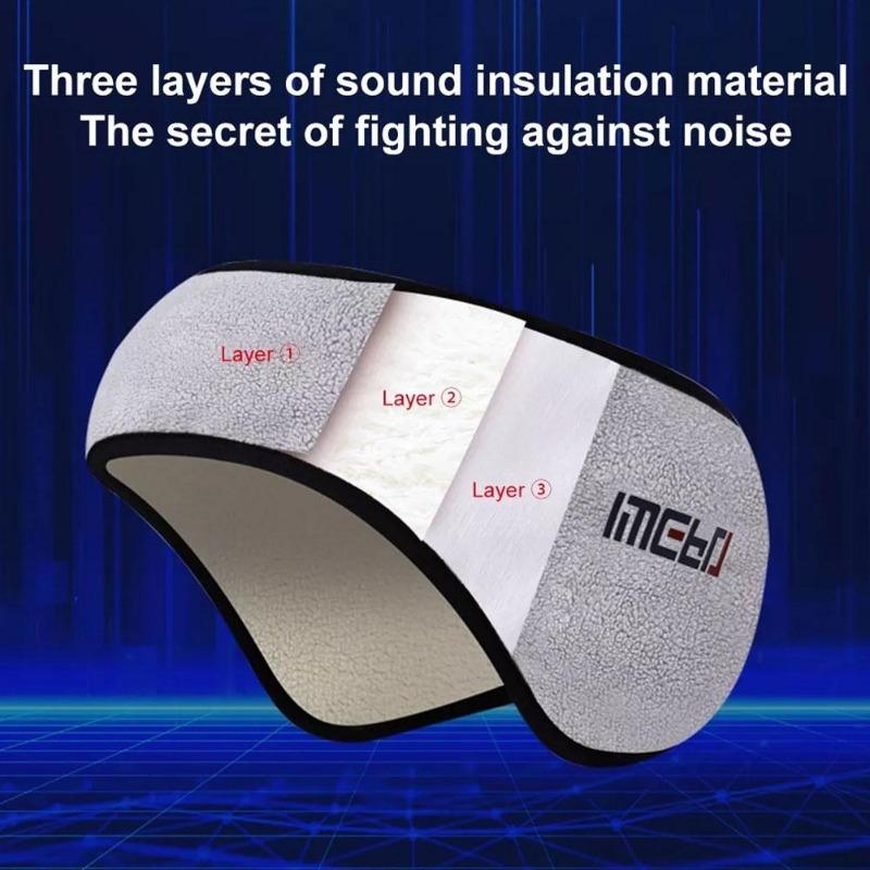 1 Set Earmuff Sleep Mask Plush Sleeping Mask Eyemuff Eye Cover For Women Warm Relax Plush Blindfold Cotton Eyes Bandage