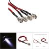 Keenso 4pcs Bicycle LED Panel Pilot Dash Warning Light 8mm Indicator Lamp Car