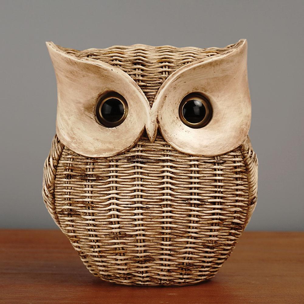 Ornament din Rășină Bufniță Artizanat Decor pentru Casă Living Birou Măsuță TV