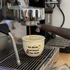Homemade Milk Coffee Simple English Alphabet Bread Head Coffee Cup, Cute Small Bowl Hand Cup