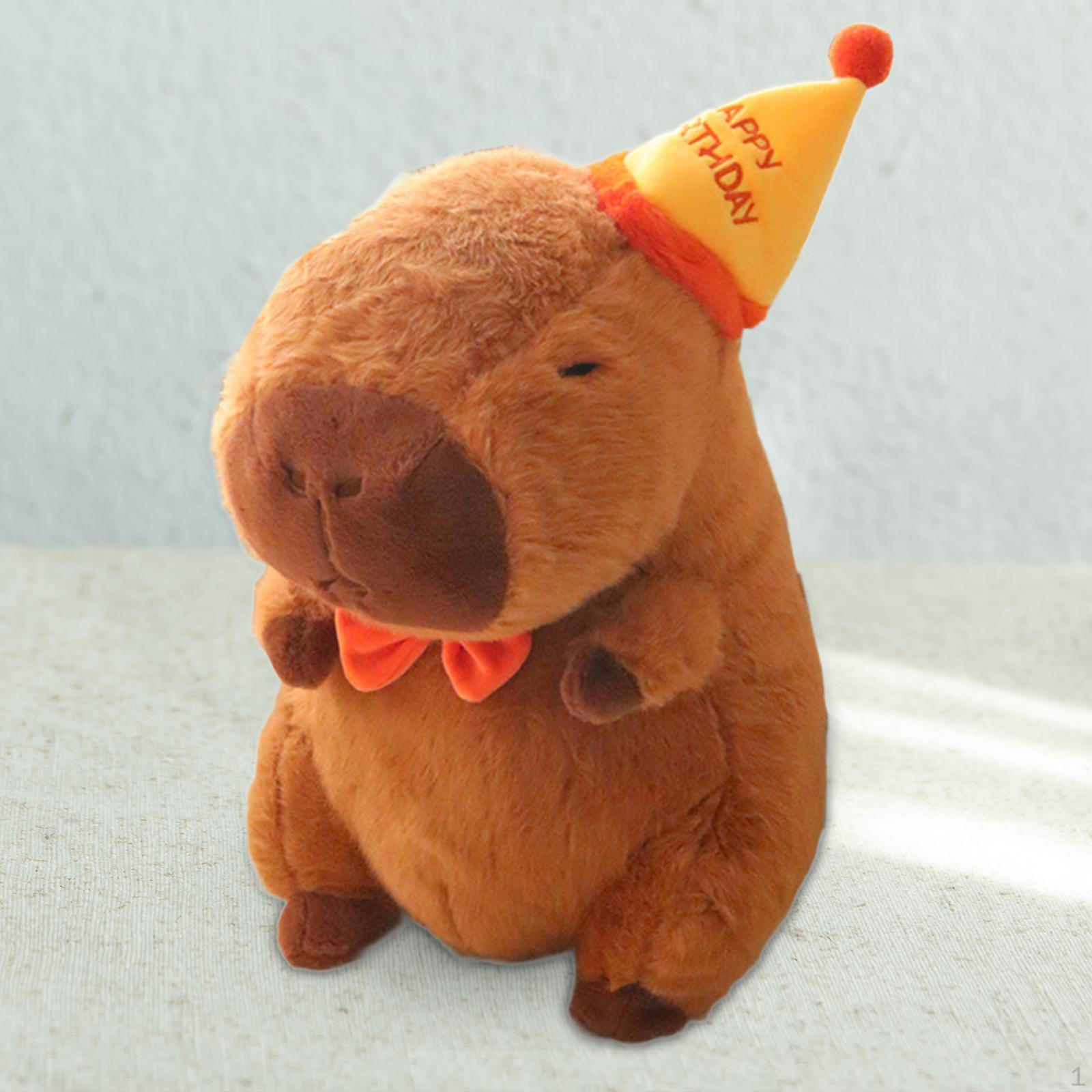 

Очаровательная игрушка-капибара для детей и взрослых with Hat 23cm