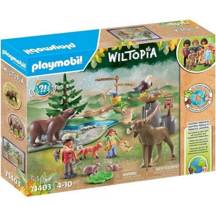 Jeu de construction - PLAYMOBIL - 71403 - Wiltopia - Animaux d'Amérique du Nord - À monter soi-même