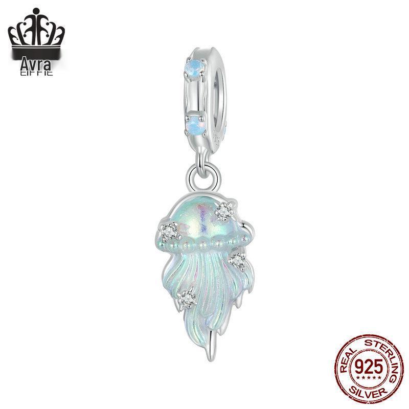 

Everle Ocean Life Series s925 Sterling Silver Beaded DIY Bracelet with Jewelry Combination Beads