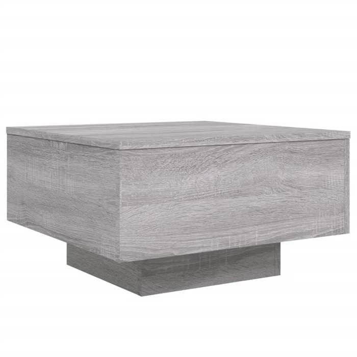 VidaXL Table basse sonoma gris 55x55x31 cm bois d'ingénierie 836572