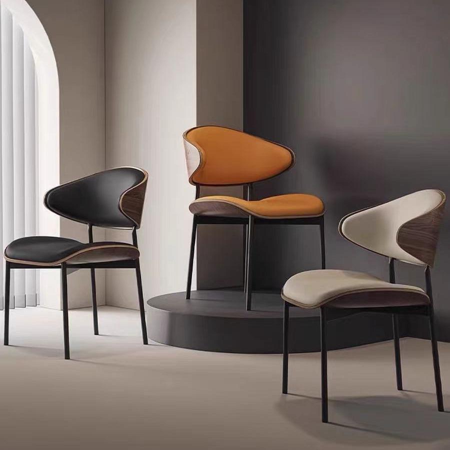 Eames-Style Wabi-Sabi Thickened Nordic Dining Chair