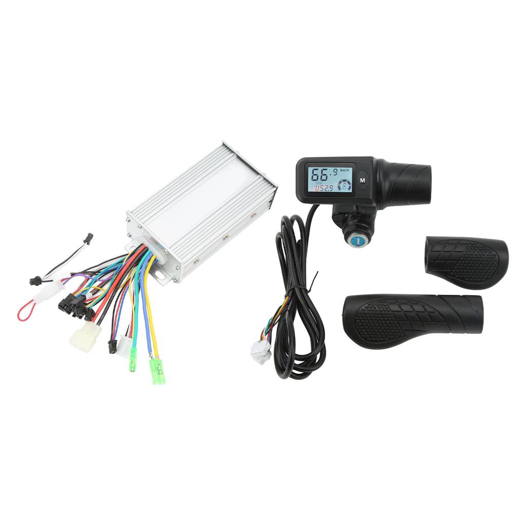 36V 48V 500W Electric Bike Controller Kit Motor Controller with 805 Half Throttle Handle LCD Panel with Lock
