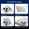 Bling Glitter Diamond Camera Lens Protector Case Cover for iPhone 17 Air 16 Pro Max 15 14 Plus 13 12 Mini 11 Glass Screen Women cute Phone Accessory