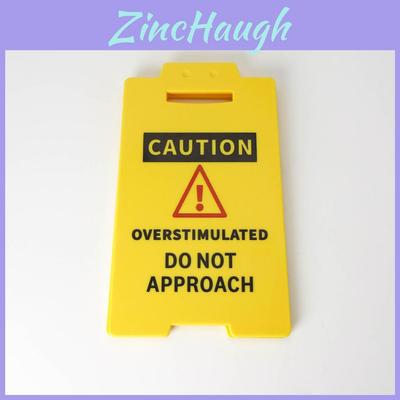 Humorous Office Sign Decoration Plastic Badge With Gift For Colleagues