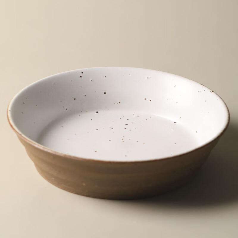 

Handmade Coarse Pottery Deep Plate