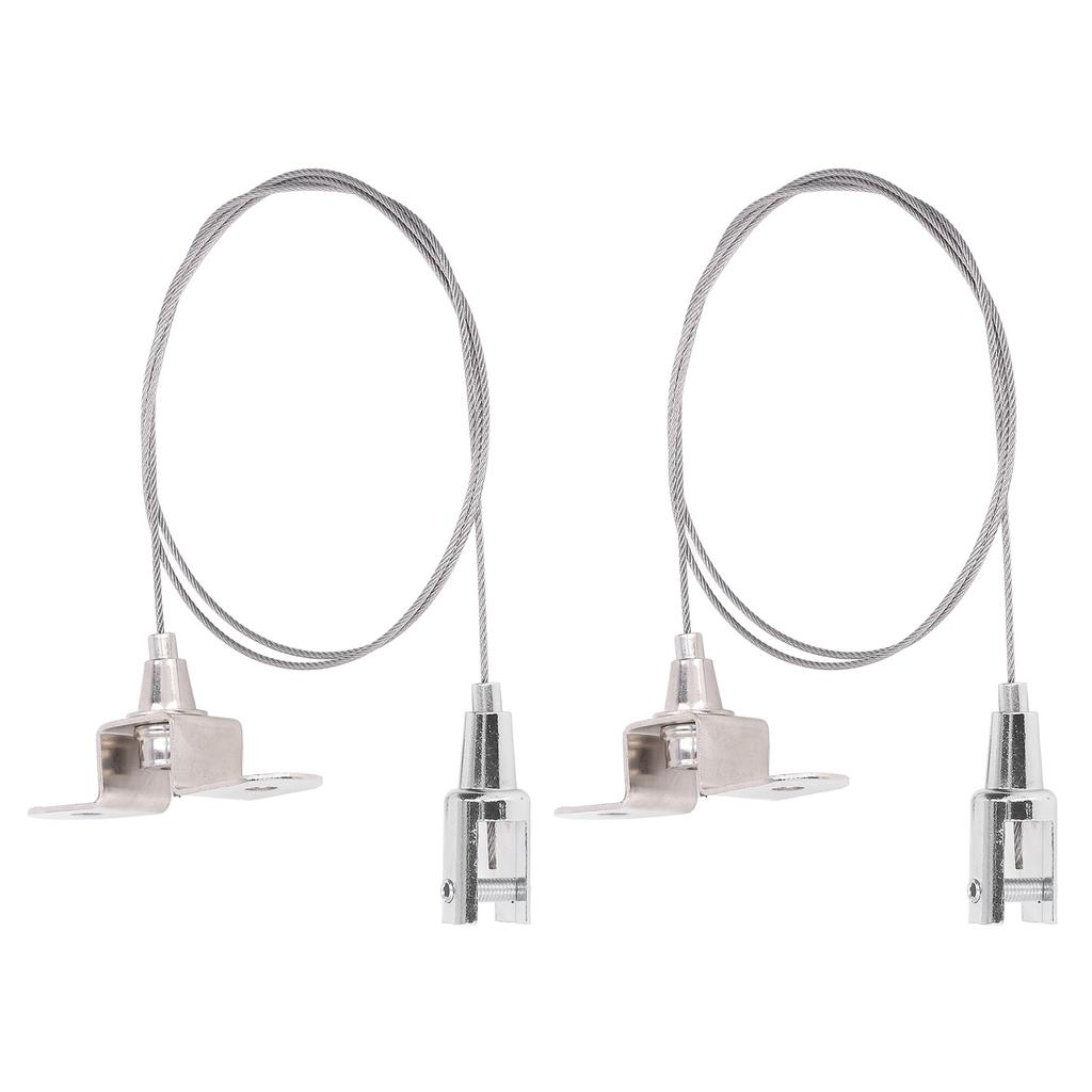 90cm Picture Hanging Wire 30kg Load Adjustable Stainless Steel Hanging Rope for Photo Frames Lamps